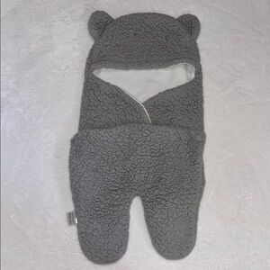 (2 for $10) Gray Baby Bear Onesie